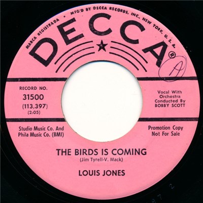 Louis Jones - The Birds Is Coming / That's Cuz I Love You download mp3 flac