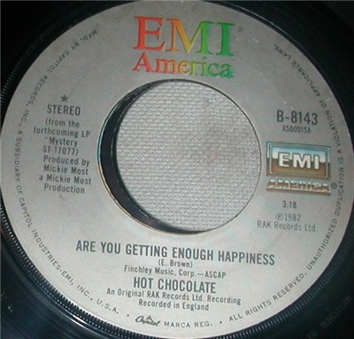 Hot Chocolate - Are You Getting Enough Happiness / One Night's Not Enough download mp3 flac