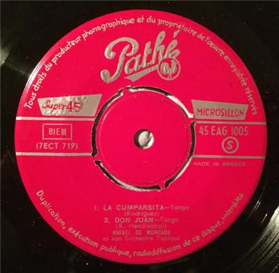 Rafael De Moncada Et Son Orchestre Typique - La Cumparsita download mp3 flac