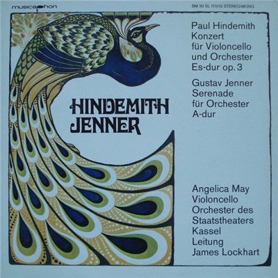 Paul Hindemith, Gustav Jenner, Angelica May, Orchester Des Staatstheaters Kassel, James Lockhart - Konzert Für Violoncello Und Orchester Es-Dur Op. 3 / Serenade Für Orchester A-Dur download mp3 flac