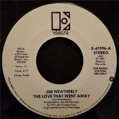 Jim Weatherly - The Love That Went Away download mp3 flac