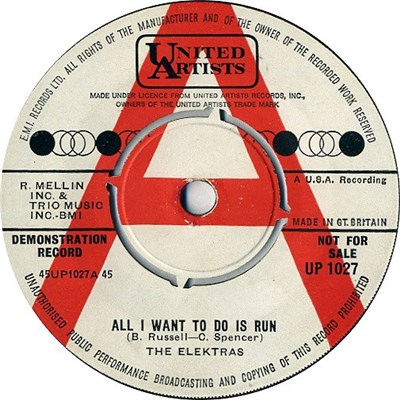 The Elektras - All I Want To Do Is Run download mp3 flac
