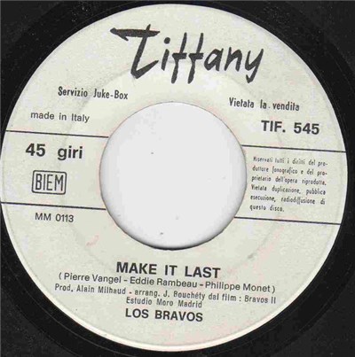 Los Bravos - Bring A Little Lovin' / Make It Last download mp3 flac