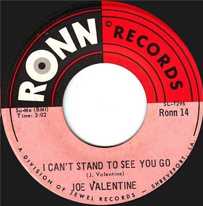 Joe Valentine - I Can't Stand To See You Go / One Night Of Satisfaction download mp3 flac