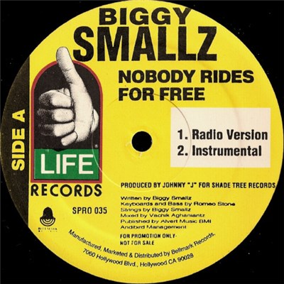 Biggy Smallz - Nobody Rides For Free download mp3 flac