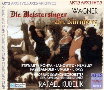 Wagner / Stewart / Kónya / Janovitz / Hemsley / Fassbaender / Unger / Crass / Symphonie-Orchester Des Bayerischen Rundfunks / Rafael Kubelik, Chor Des Bayerischen Rundfunks - Die Meistersinger Von Nürnberg download mp3 flac