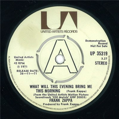 Frank Zappa - What Will This Evening Bring Me This Morning? download mp3 flac
