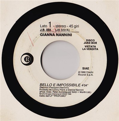 Gianna Nannini / Rudy Marra - Bello E Impossibile / Telefonami download mp3 flac