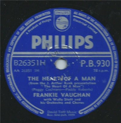 Frankie Vaughan - The Heart Of A Man / Sometime Somewhere download mp3 flac