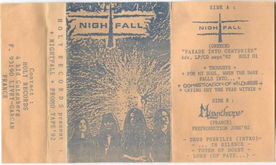 Nightfall / Misanthrope - Promo Tape '92 download mp3 flac