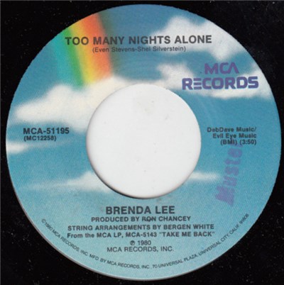 Brenda Lee - Too Many Nights Alone / Only When I Laugh download mp3 flac