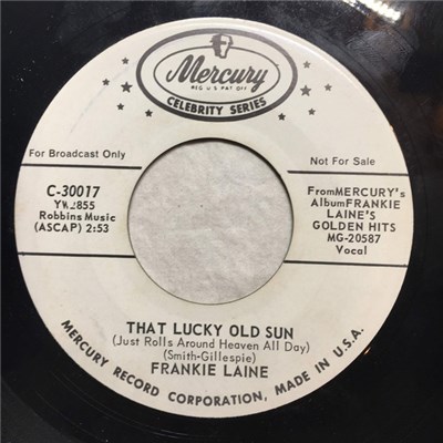 Frankie Laine - That Lucky Old Sun / Shine download mp3 flac