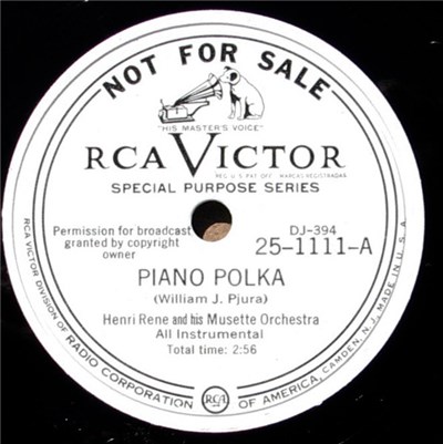 Henri René And His Musette Orchestra - Piano Polka / Main Street Polka download mp3 flac