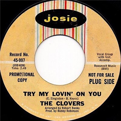 The Clovers - Try My Lovin' On You download mp3 flac