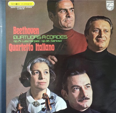 Beethoven, Quartetto Italiano - Quatuors à Cordes Op.74, "Les Harpes" / Op.95, "Serioso" download mp3 flac