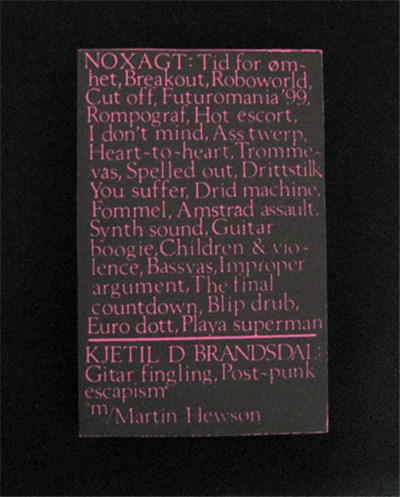 Noxagt / Kjetil D Brandsdal - Split download mp3 flac