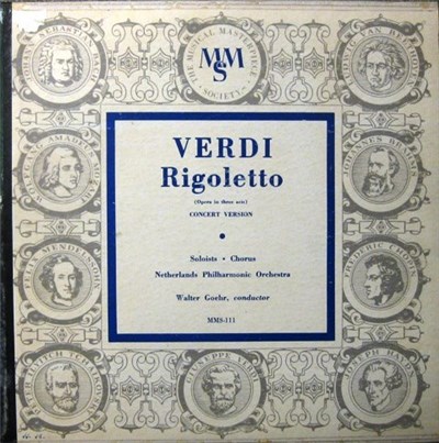 Verdi, Netherlands Philharmonic Orchestra, Walter Goehr - Rigoletto download mp3 flac