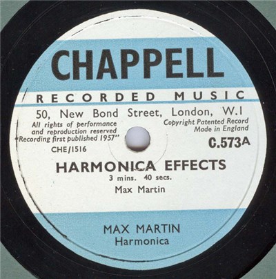 Max Martin - Harmonica Effects / Helene ; Walking download mp3 flac