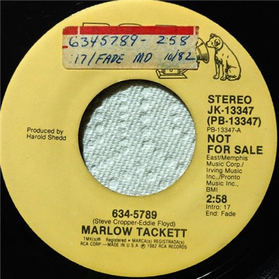 Marlow Tackett - 634-5789 download mp3 flac