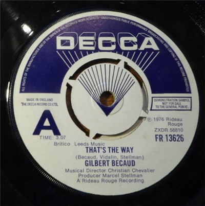 Gilbert Bécaud - That's The Way download mp3 flac