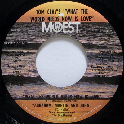 Tom Clay - Tom Clay's "What The World Needs Now Is Love" download mp3 flac