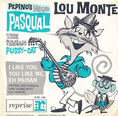 Lou Monte - Pepino's Friend Pasqual (The Italian Pussy-Cat) download mp3 flac