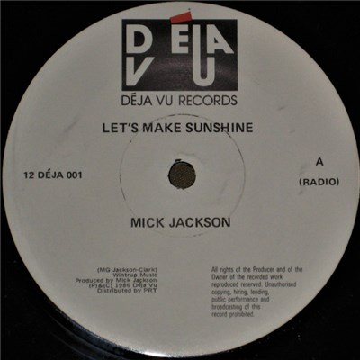 Mick Jackson - Let's Make Sunshine / Something To Remember You By download mp3 flac