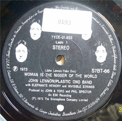John Lennon / Yoko Ono / Plastic Ono Band With Elephants Memory And Invisible Strings - Woman Is The Nigger Of The World download mp3 flac