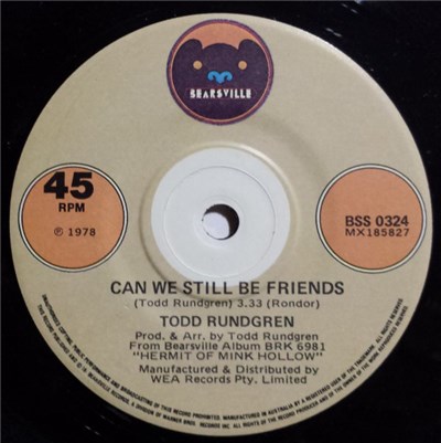 Todd Rundgren - Can We Still Be Friends download mp3 flac