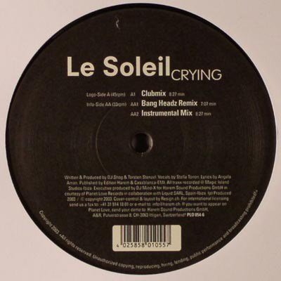 Le Soleil - Crying download mp3 flac