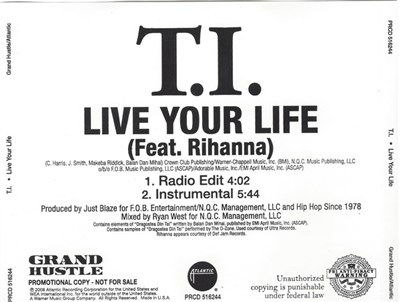 T.I. Feat. Rihanna - Live Your Life download mp3 flac