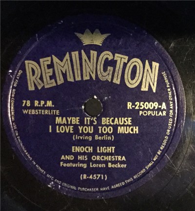 Enoch Light And His Orchestra / Enoch Light Orchestra And Chorus - Maybe It's Because I Love You Too Much / Calla, Calla (The Bride) download mp3 flac