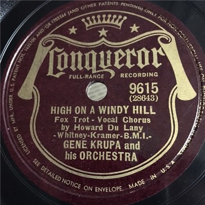 Gene Krupa And His Orchestra - High On A Windy Hill / Boogie Woogie Bugle Boy download mp3 flac