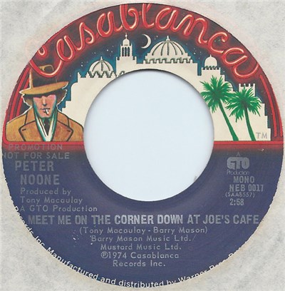 Peter Noone - Meet Me On The Corner Down At Joe's Cafe download mp3 flac