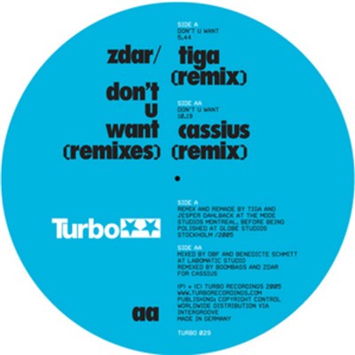 Zdar - Don't U Want (Remixes) download mp3 flac
