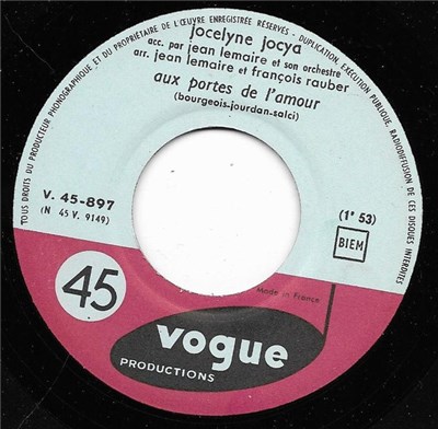Jocelyne Jocya - Aux Portes de L'amour download mp3 flac