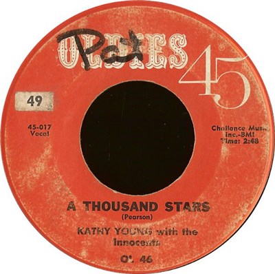 Kathy Young With The Innocents - A Thousand Stars / Eddie My Darling download mp3 flac