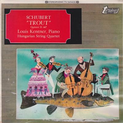 Schubert, Louis Kentner, Hungarian String Quartet - "Trout" - Quintet D. 667 download mp3 flac