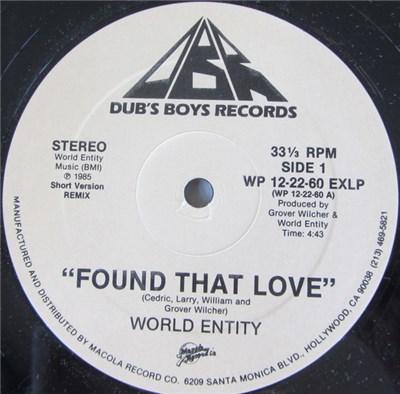 World Entity - Found That Love download mp3 flac
