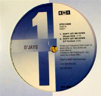 O'Jays - Don't Let Me Down download mp3 flac