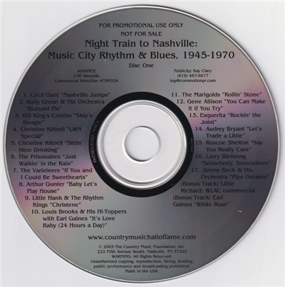 Various - Night Train To Nashville: Music City Rhythm & Blues, 1945-1970 download mp3 flac