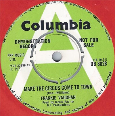 Frankie Vaughan - Make The Circus Come To Town download mp3 flac