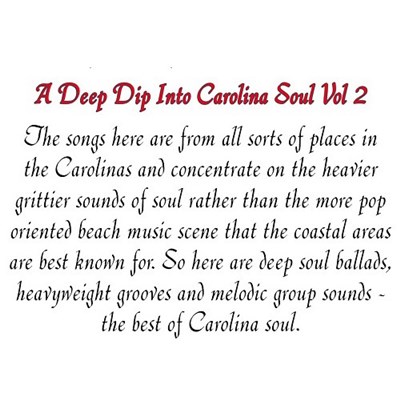 Various - A Deep Dip Into Carolina Soul Vol.2 download mp3 flac