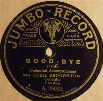 Miss Jessie Broughton - Good-Bye / Abide With Me download mp3 flac