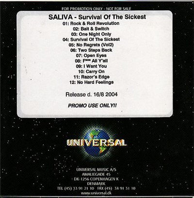 Saliva - Survival Of The Sickest download mp3 flac