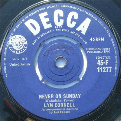 Lyn Cornell - Never On Sunday download mp3 flac
