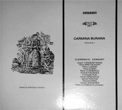 Clemencic Consort - Carmina Burana Volume 1 download mp3 flac