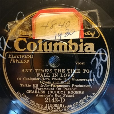 Charles "Buddy" Rogers - Any Time's The Time To Fall In Love / (Up On Top Of A Rainbow) Sweepin' The Clouds Away download mp3 flac
