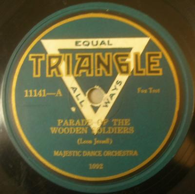 Majestic Dance Orchestra / The Original Memphis Five - Parade Of The Wooden Soldiers / I'm Going Away To Wear You Off My Mind download mp3 flac