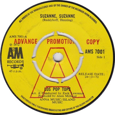 Los Pop Tops - Suzanne, Suzanne download mp3 flac